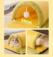 Load image into Gallery viewer, Pet Cat Fun Play and Sleep Integrated Tunnel
