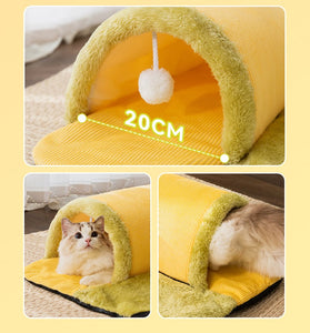 Pet Cat Fun Play and Sleep Integrated Tunnel