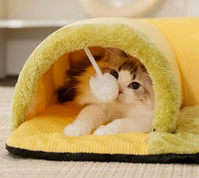 Load image into Gallery viewer, Pet Cat Fun Play and Sleep Integrated Tunnel
