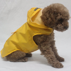 Dog Raincoat - Reflective Dogs Rain Coats - Hooded Jacket - Raincoat