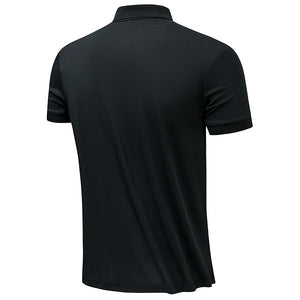 Sports breathable polo style shirt - leisure - tennis - golf - fitness - short sleeve business and leisure tops