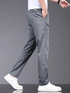 Oussyu Soft Stretch Lyocell Fabric Pants